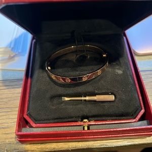 Rose Gold Cartier Love Bracelet